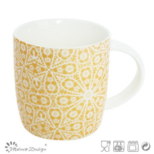 11oz White New Bone China Caneca com Decalque Completo